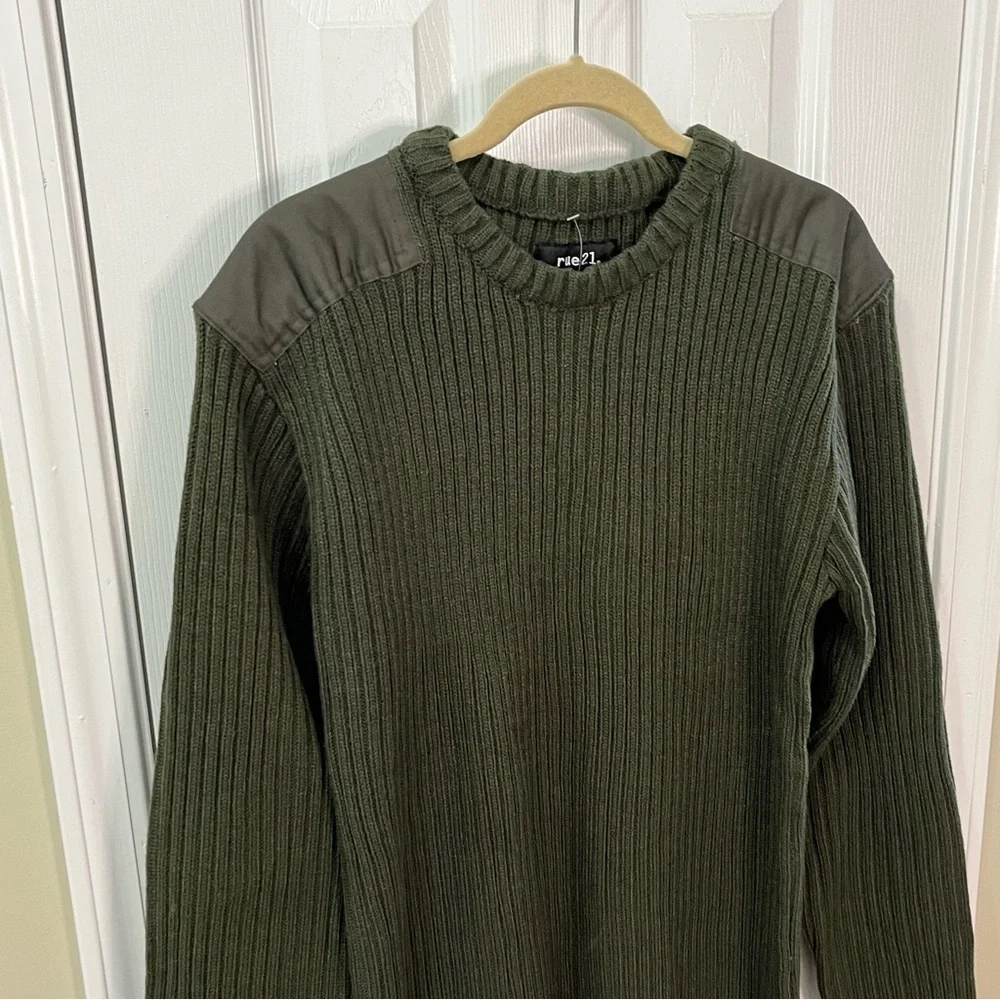 NWT Rue21 Dark Green Crewneck Sweater Men’s Size XXL